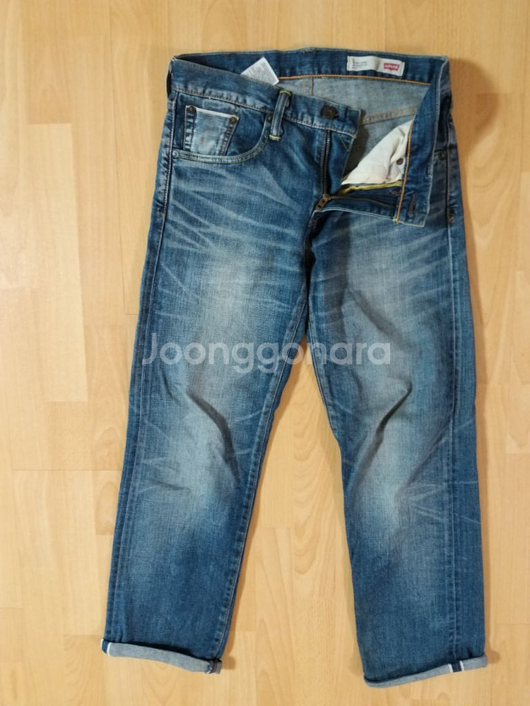 리바이스 502 프리미엄 데님 일자청바지 (스판32)--7
