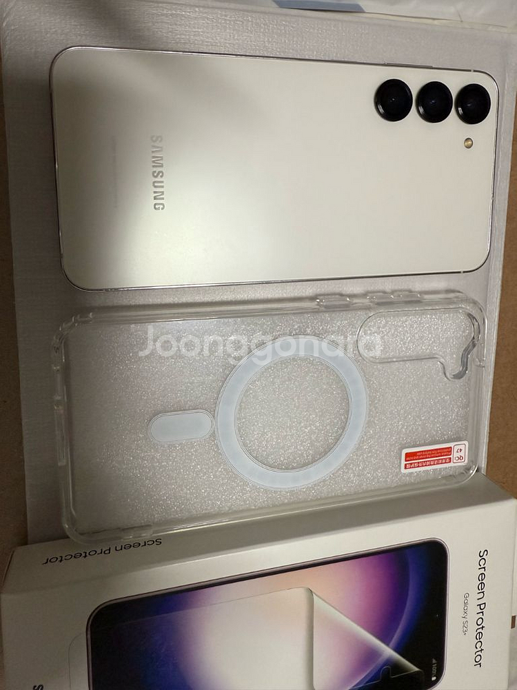 갤럭시s23플러스 화이트256 A--0