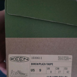 킨keen brich/plaza taupe 팝니다270
