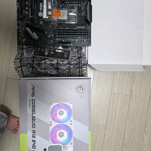 3600XT, X470, 쿨러, 32GB 등 보드셋
