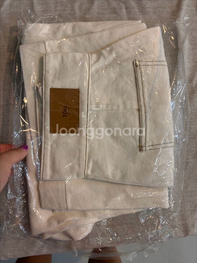 텐씨씨 아이보리 바지(L)--2