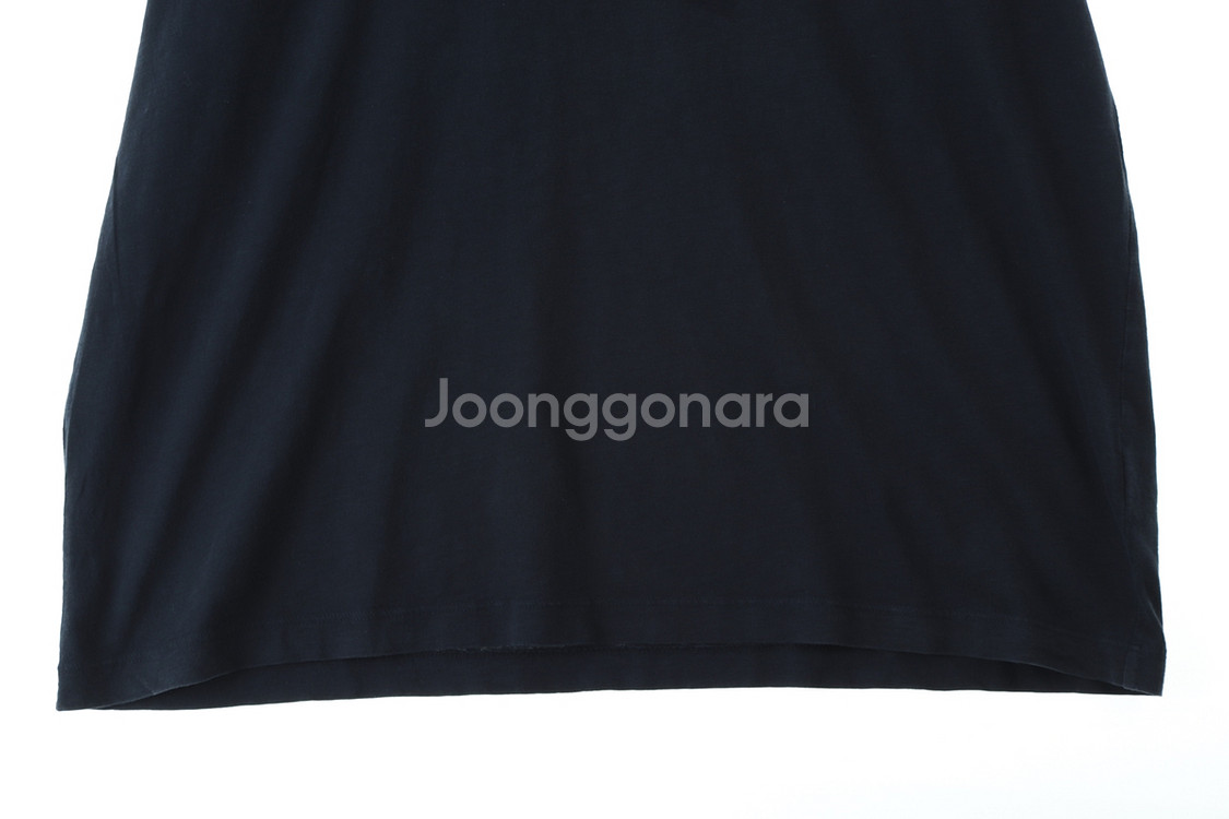 (2XL) 띠어리 반팔 카라 티셔츠 빅사이즈 네이비--2