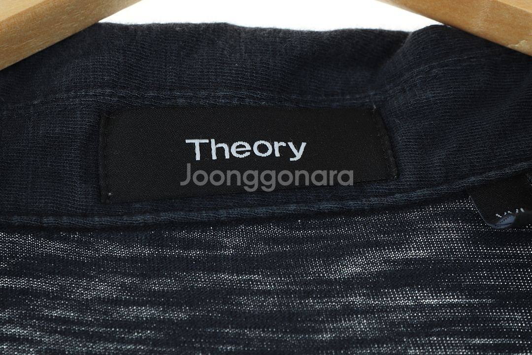 (2XL) 띠어리 반팔 카라 티셔츠 빅사이즈 네이비--3