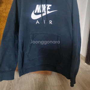 나이키에어후드티블랙. S/M