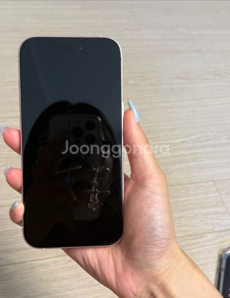 아이폰 15 핑크 128 정상해지 자급제가능 애플케어플--2