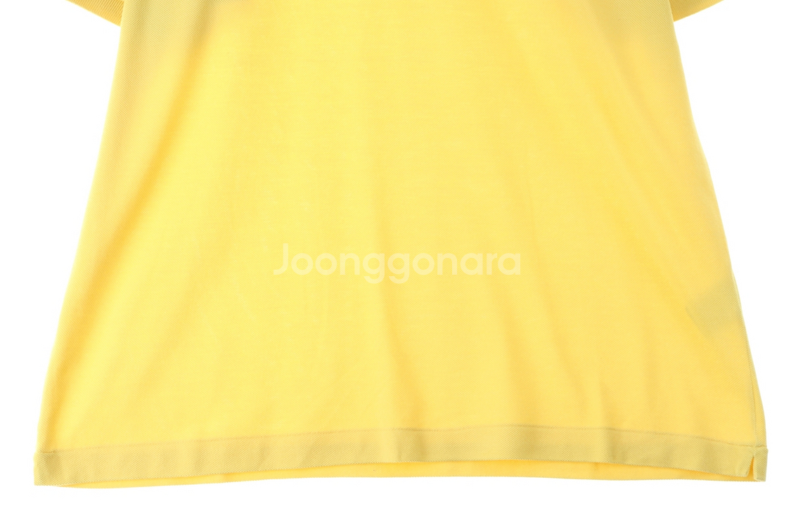 (XL) 라코스테 반팔 카라 티셔츠 노랑 올드스쿨--2