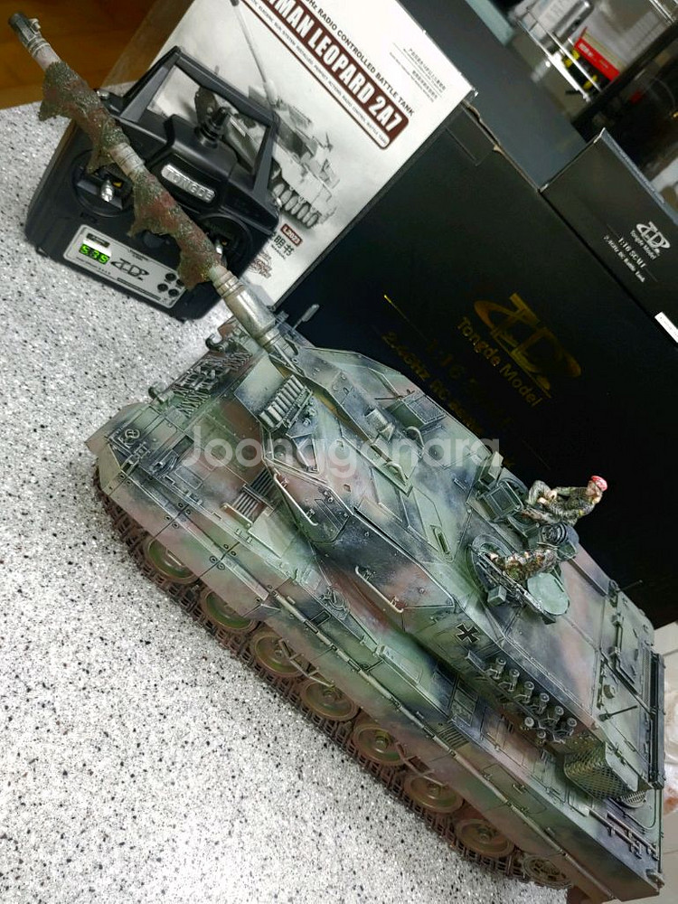 각종교신가RC카탱크TD1:16뉴레오파드2A7알씨카헝롱O--6