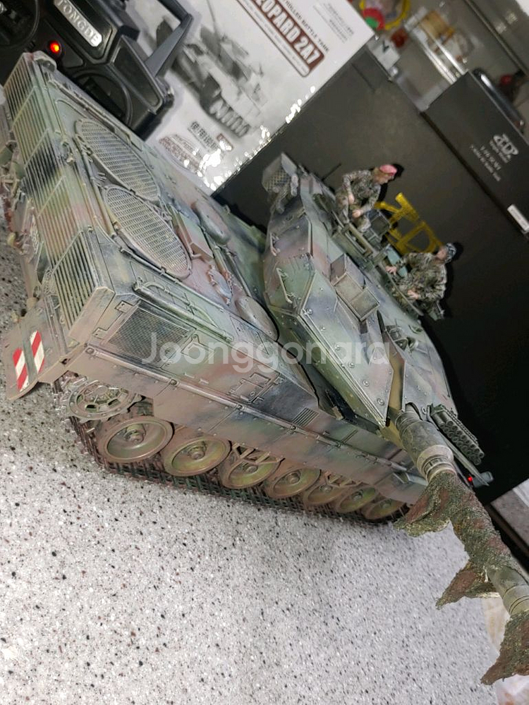 각종교신가RC카탱크TD1:16뉴레오파드2A7알씨카헝롱O--3