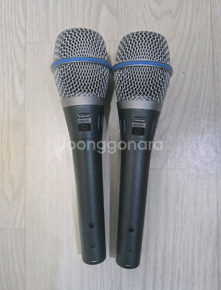 슈어 BETA87C 콘덴서 새것 유선마이크 3개 팝니다--0