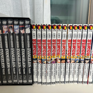 에반게리온 DVD+만화책 세트