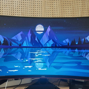 AOC 게이밍 커브드 32인치 qhd 모니터 16만원