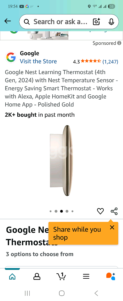 네스트 온도조절기 4세대--4