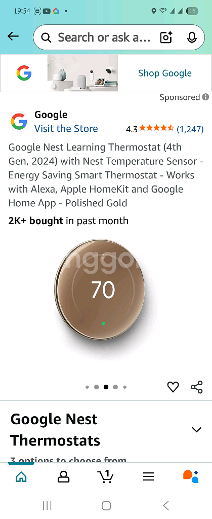 네스트 온도조절기 4세대--2