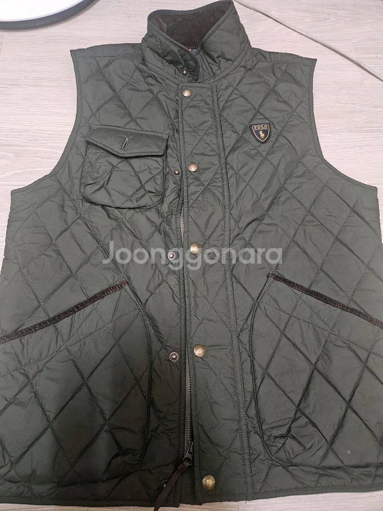 [S] 폴로 퀄팅 조끼 베스트 팝니다--0
