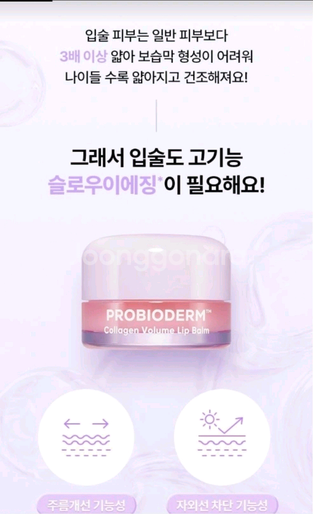 바이오힐보 프로바이오덤 콜라겐 볼륨 립밤 새상품--8