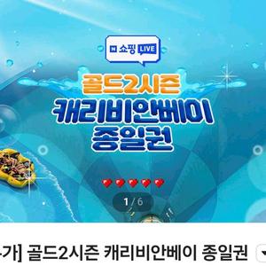 캐리비안베이 종일권 구명조끼포함 당일바로가능