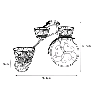 미개봉) 자전거 화분 받침대--2