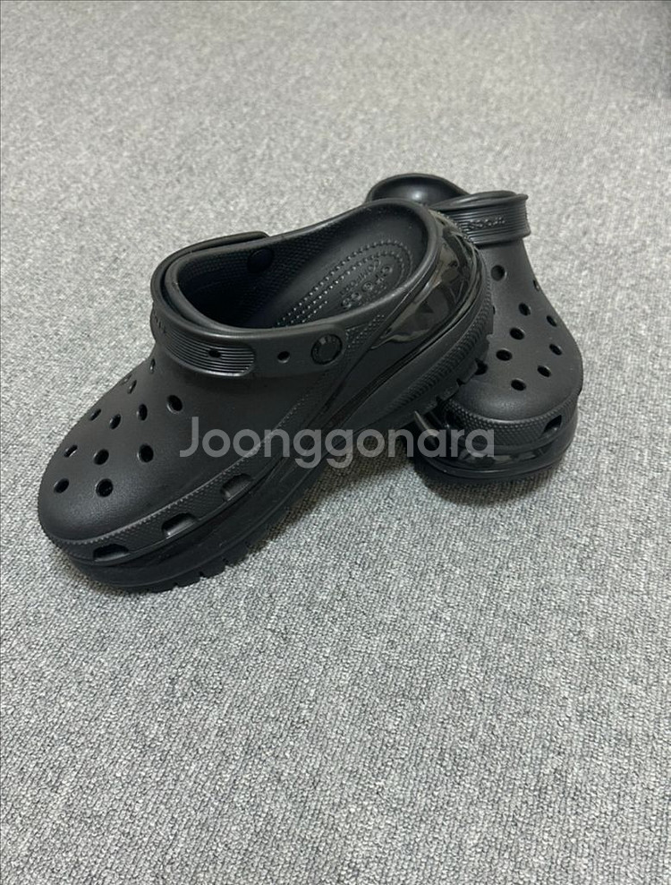 크록스 메가클로그 블랙 250--1