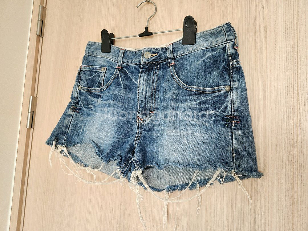 여자청반바지 여름청바지 27~28--1