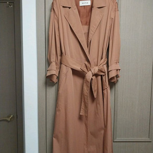 마인 칠부 롱 트렌치 코트
