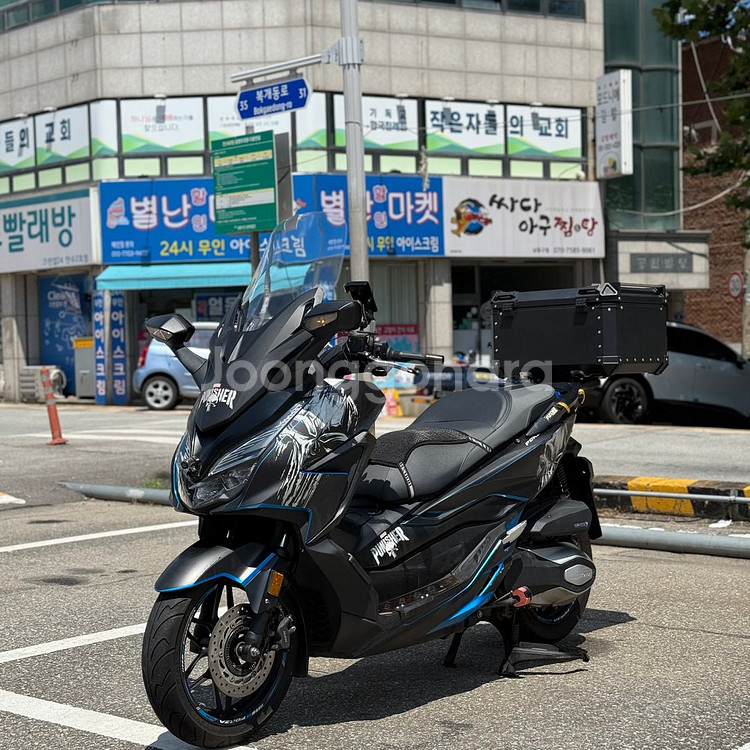 22년식 포르자350 배달셋팅 깔끔한차량 판매합니다--1