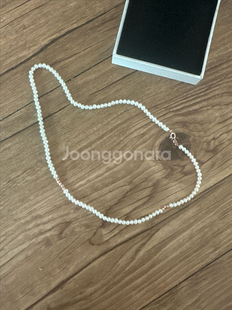 보스크 진주 목걸이 14k /38cm--3