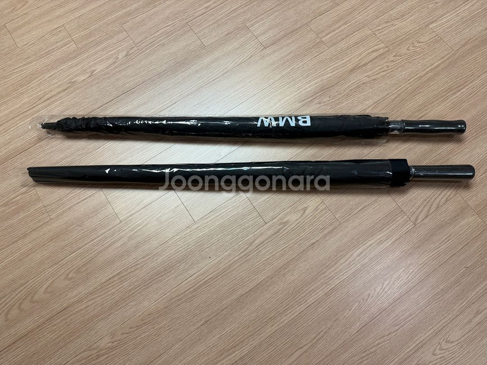 BMW 블랙 장우산 2개 새상품--1