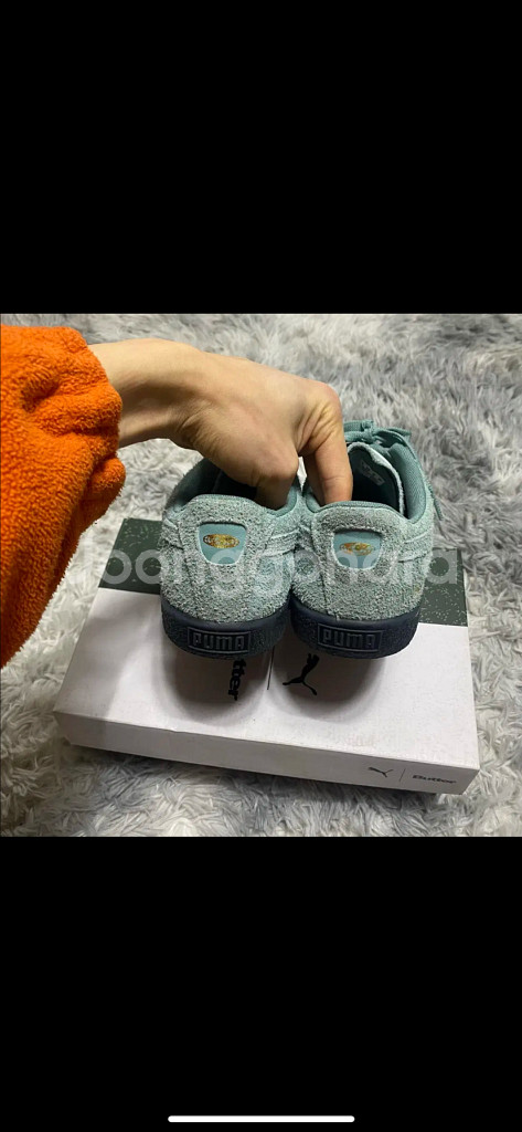푸마 x 버터굿즈 스웨이드 빈티지 미네랄 블루 270--1