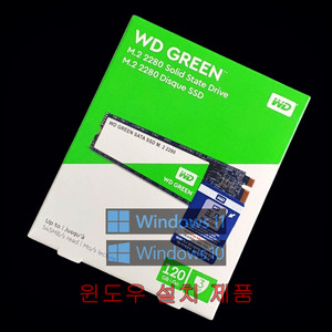 새상품 윈도우 설치 M.2 SATA SSD 120GB