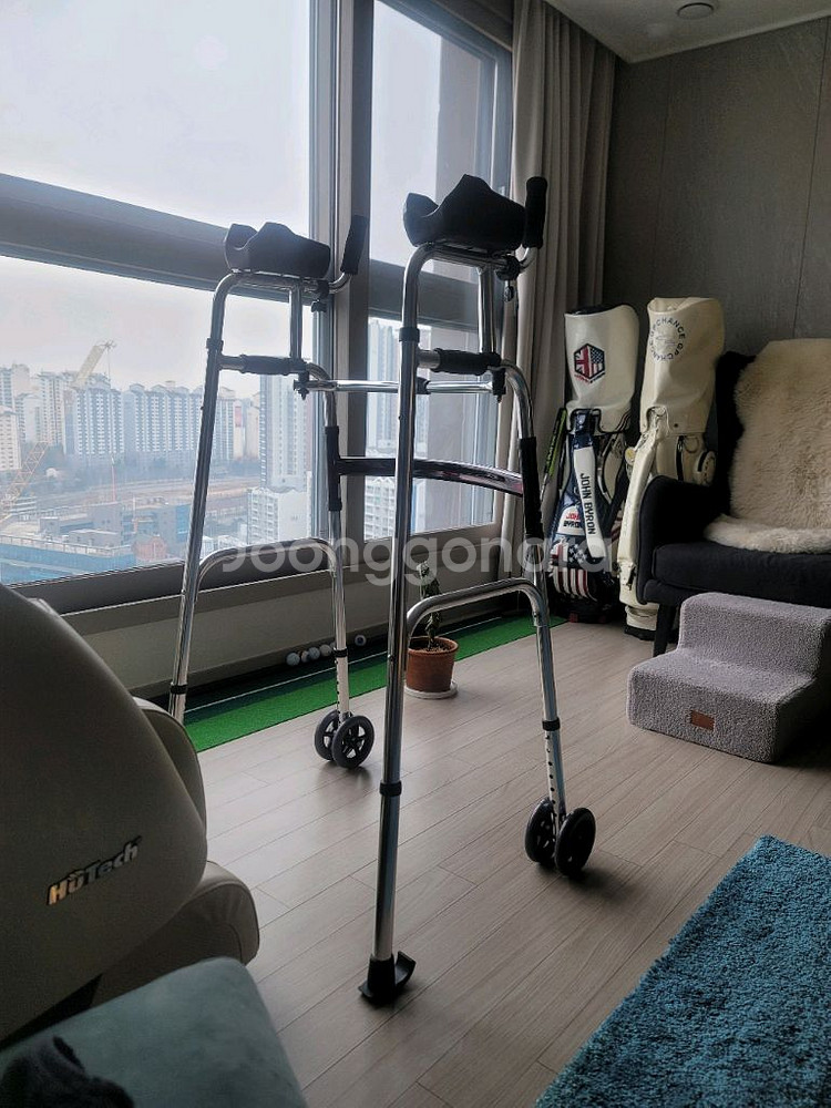 하이워커 보행차 팔걸이 접이식 어르신보행차--0