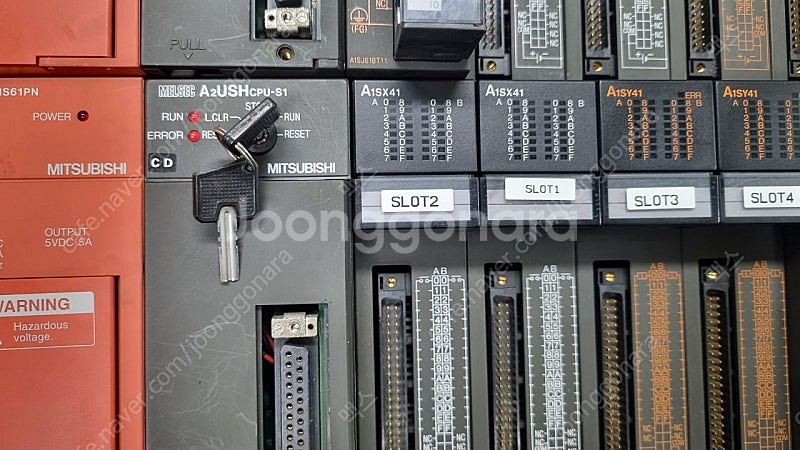 plc 미쓰비시 A2USH-S21 CPU SET--2