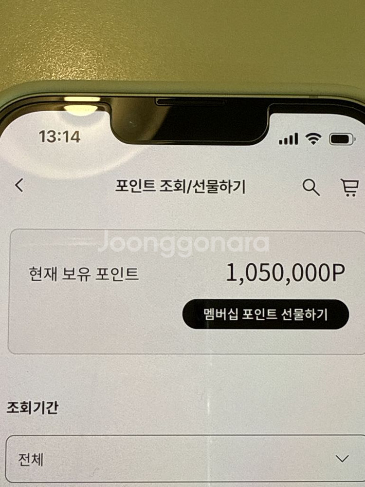 엘지전자 멤버십 포인트 60만 포인트 판매합니다--0