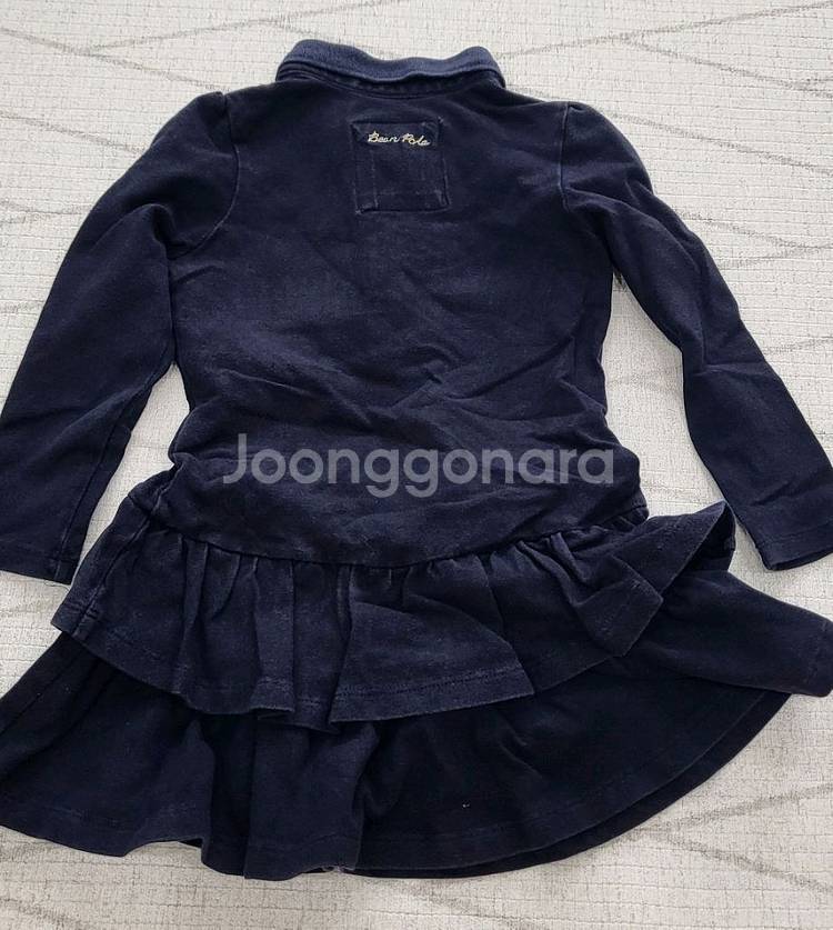 봄가을 유아동 긴팔 원피스 빈폴 90~100사이즈--1