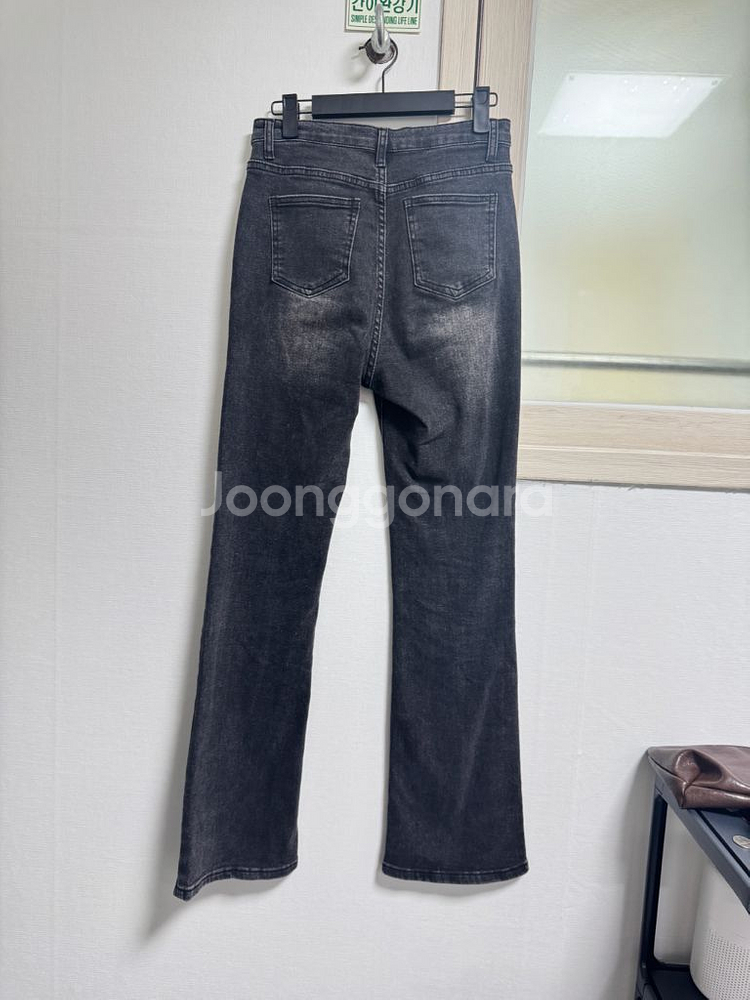 워싱 흑 부츠컷 (s)--1