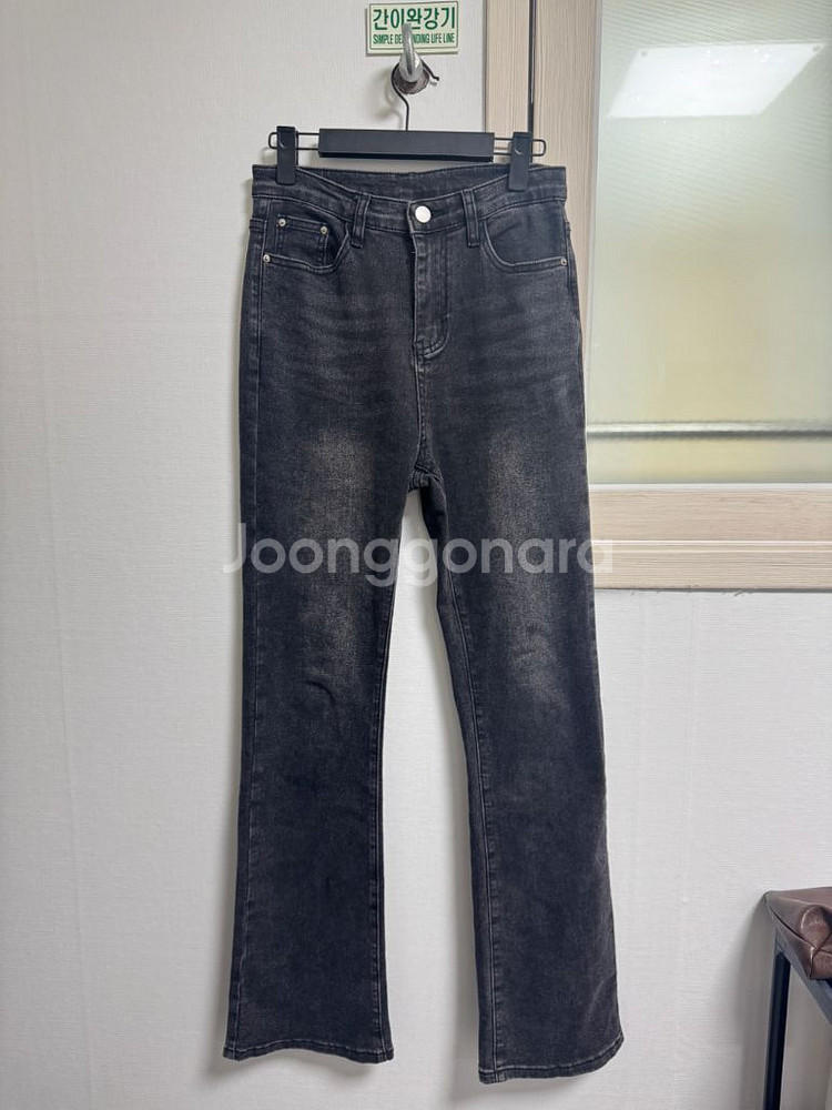 워싱 흑 부츠컷 (s)--4