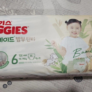하기스 네이처메이드 밤부 6단계 여아 4팩 택포
