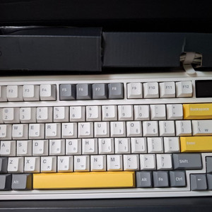 FL-ESPORTS CMK75 화이트 그레이 키보드