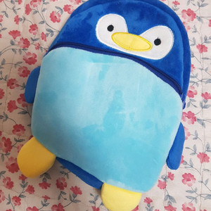 보슬보슬 촉감좋은 미아방지 팽귄가방 백팩