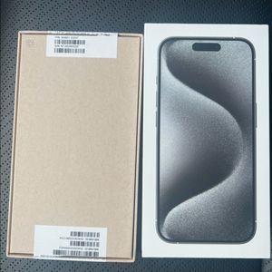 [리퍼미사용/애케플] 아이폰15프로 256GB 화이트