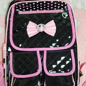 여아 어린이 리본백팩 보조가방 세트