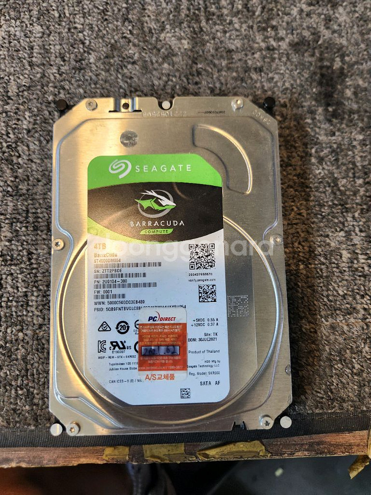 SEAGATE 3.5 4TB 테스트완료--0
