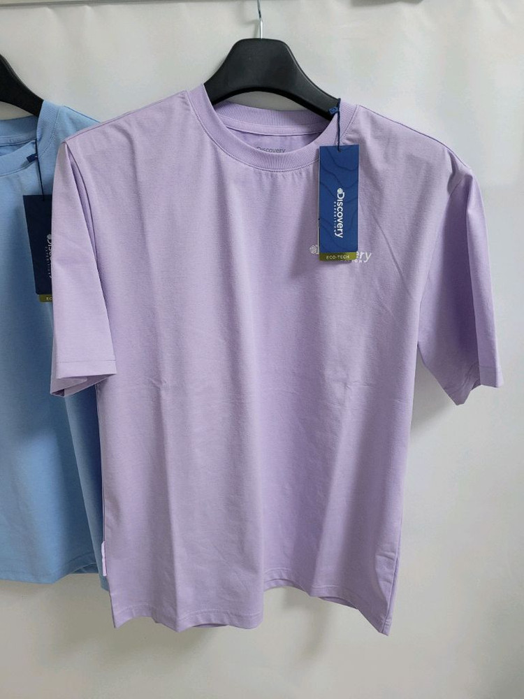 새상품)디스커버리 공용 세미오버핏 반팔티 95~110--2