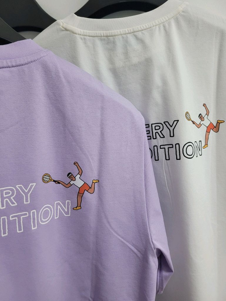 새상품)디스커버리 공용 세미오버핏 반팔티 95~110--7