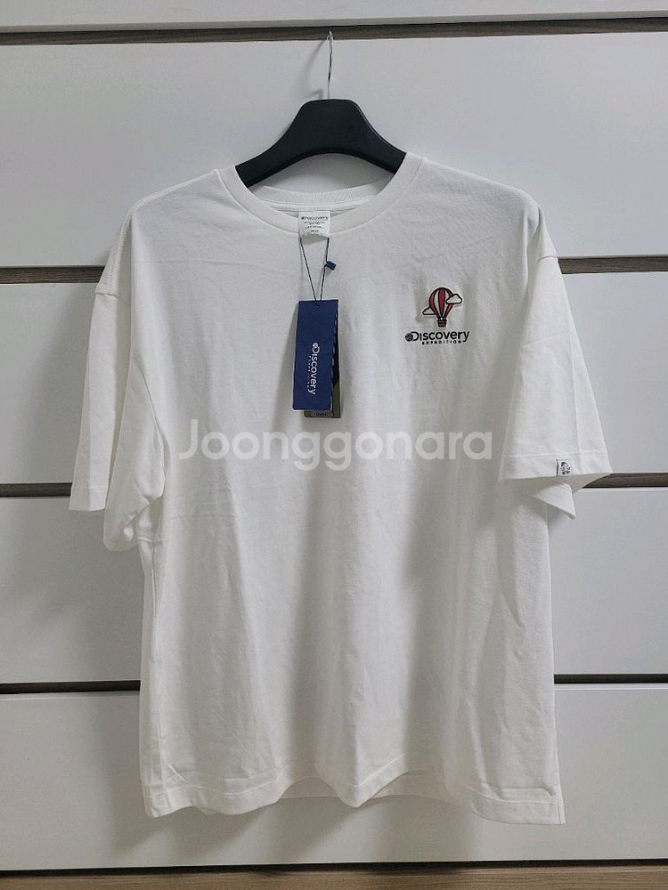 새상품)디스커버리(2색)오버핏 면반팔티100,110--0