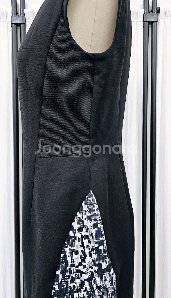 쉬즈미스 원피스 민소매 정장원피스 여름 블랙원피스--5