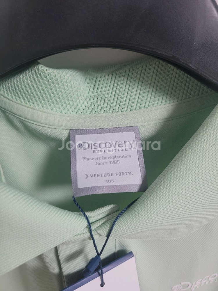 새상품)디스커버리 남성 기능성 캐주얼 반팔카라티--2