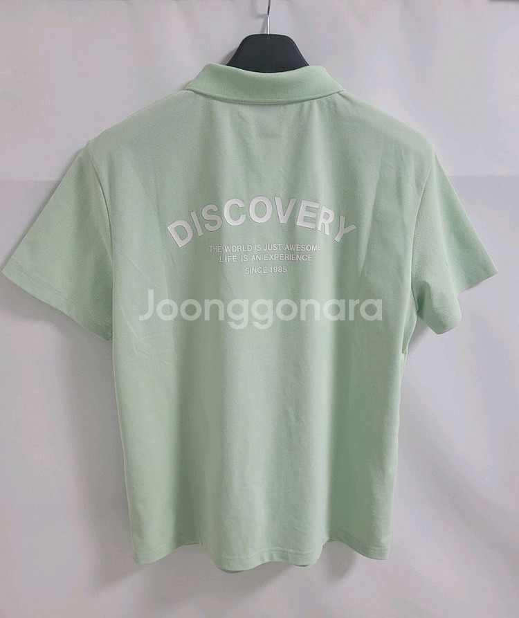새상품)디스커버리 남성 기능성 캐주얼 반팔카라티--7