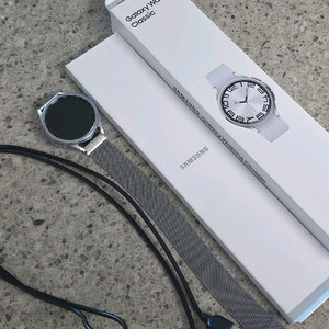갤럭시워치6 클래식 실버 46mm (삼케플 O)