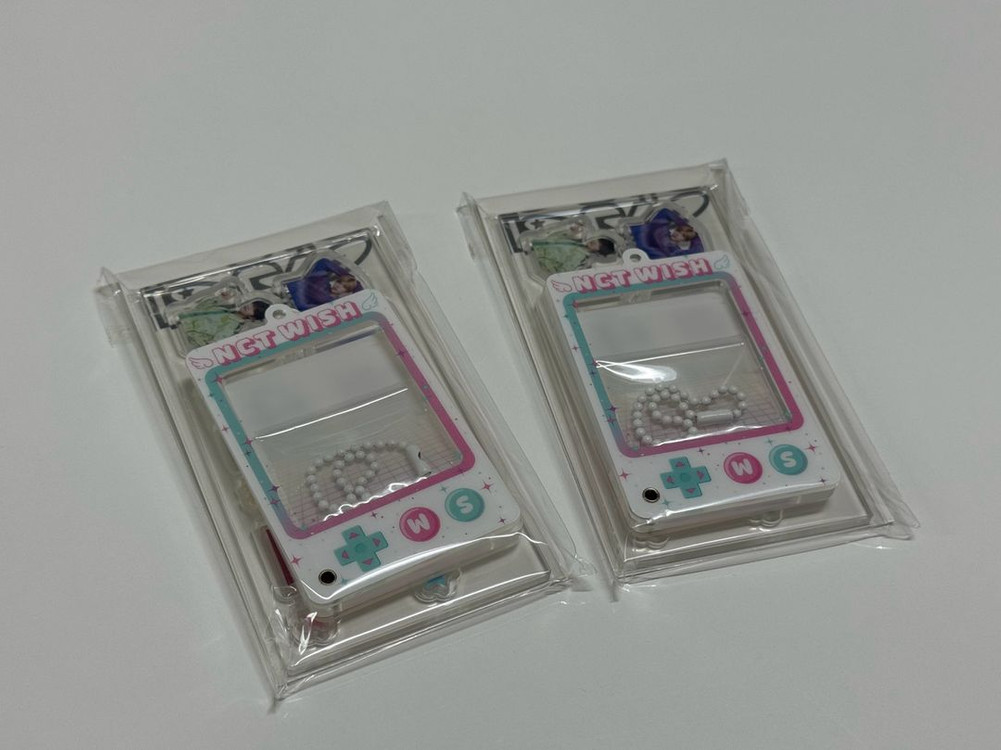 엔시티 위시 일본 로그인MD 셰이커 키링-미개봉 새상품--4