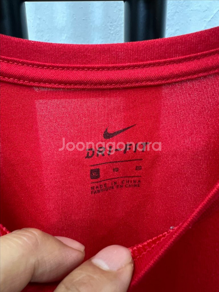 정품) 나이키 드라이핏 여성 반팔티 XL--5